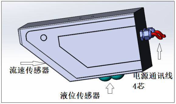 河道水位流速計產品結構圖